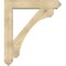 Ekena Millwork Legacy Arts and Crafts Rough Sawn Bracket w/ Offset Brace, Douglas Fir, 8"W x 42"D x 48"H BKT0806X42X48LEC03RDF - alternate 3